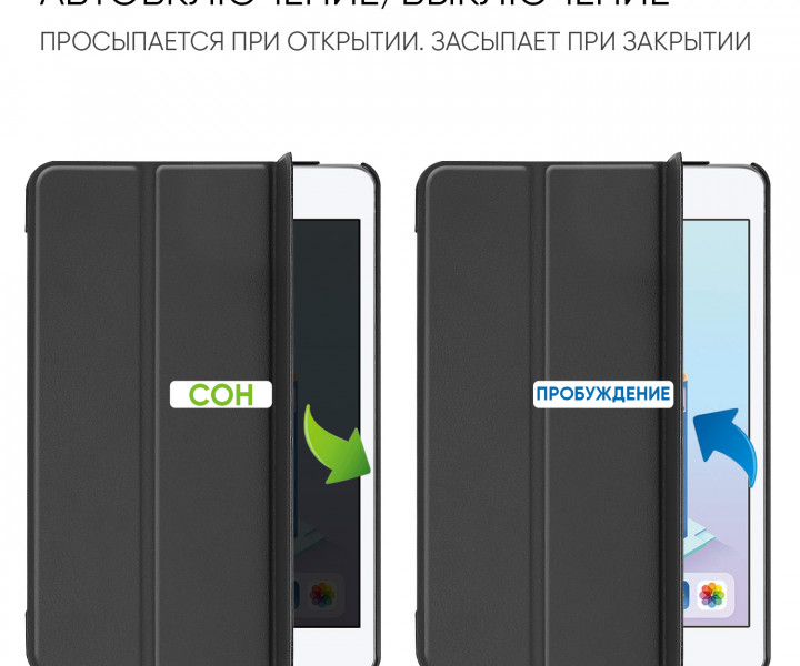 Чохол для планшета Airon Premium для Apple iPad mini 2019 7.9  с пленкой и салфеткой Black
